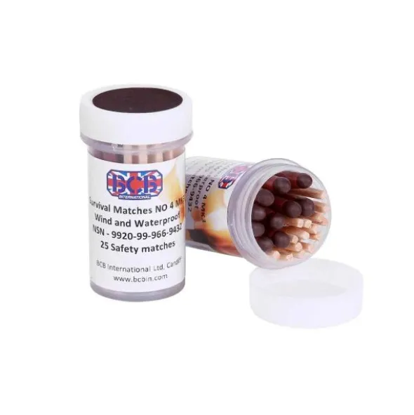 Allumettes de survie BCB x 25 - Résistantes à l´eau et au vent