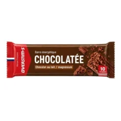 Barre chocolatée Overstim.s - Chocolat au lait, magnésium