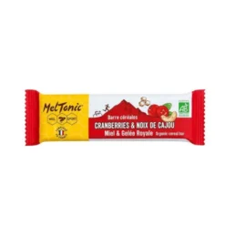 Barre céréales bio Meltonic - Cranberries, noix de cajou