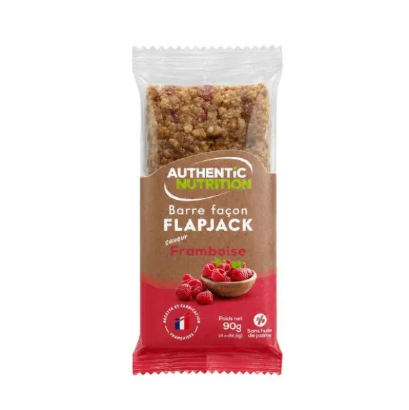 Barre flapjack Authentic Nutrition - Framboise