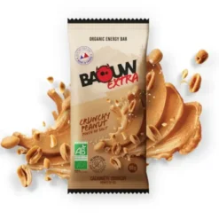 Barre énergétique bio Baouw Extra - Crunchy peanut