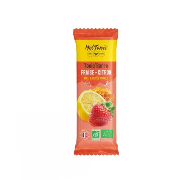 Barre énergétique bio Meltonic - Miel, fraise, citron