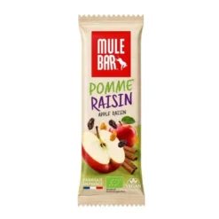 Barre énergétique bio Mulebar - Pommes, raisins et cannelle