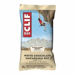 Barre énergétique Clif Bar - Avoine et noix de macadamia, saveur chocolat blanc