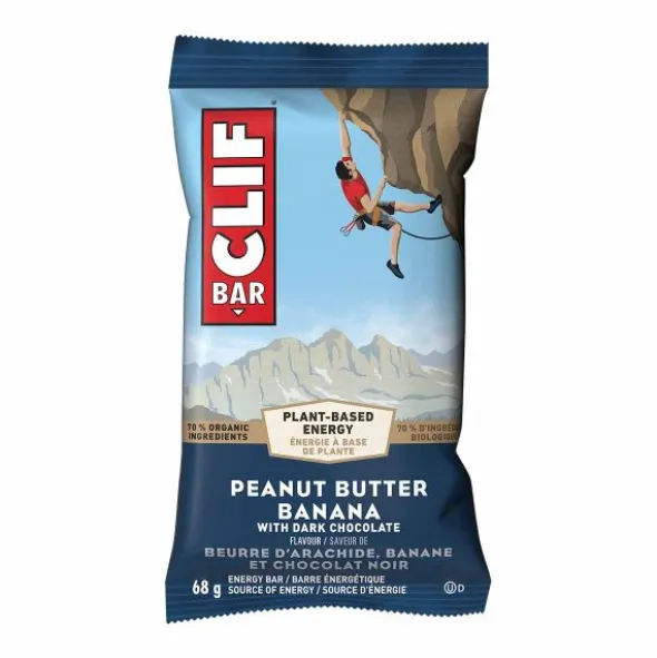 Barre énergétique Clif Bar - Beurre de cacahuète, banane et chocolat noir