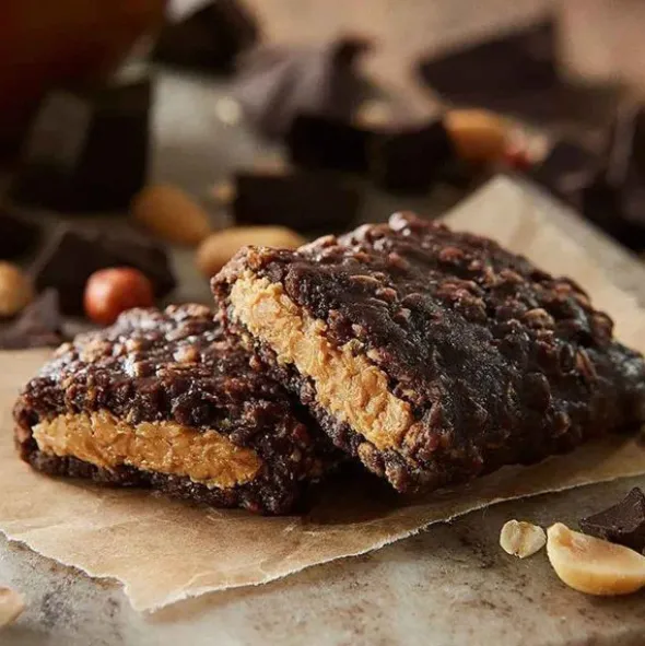 Barre énergétique Clif Bar fourrée au beurre de cacahuète - Chocolat