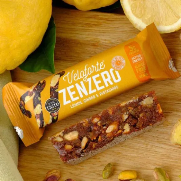Barre énergétique Veloforte Zenzero - Citron, Gingembre et pistaches