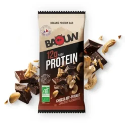 Barre protéinée bio Baouw - Chocolat et Cacahuète