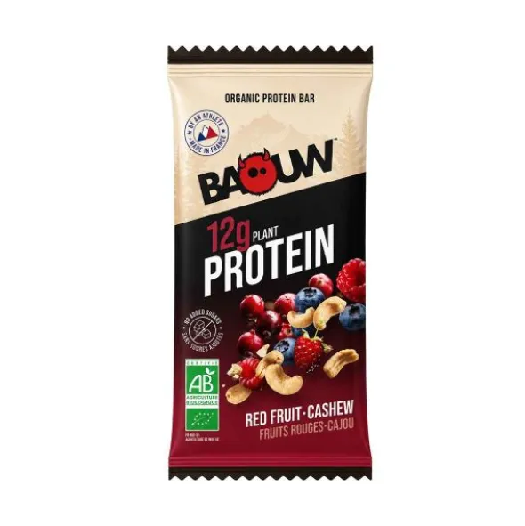 Barre protéinée bio Baouw - Fruits rouges et Cajou