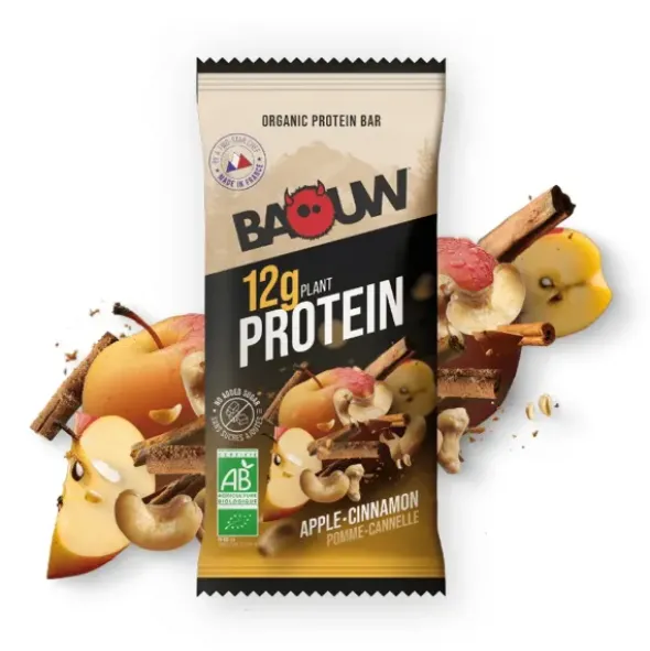 Barre protéinée bio Baouw - Pomme et Cannelle