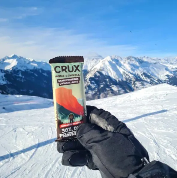 Barre protéinée Crux Nutrition - Noisette, chocolat