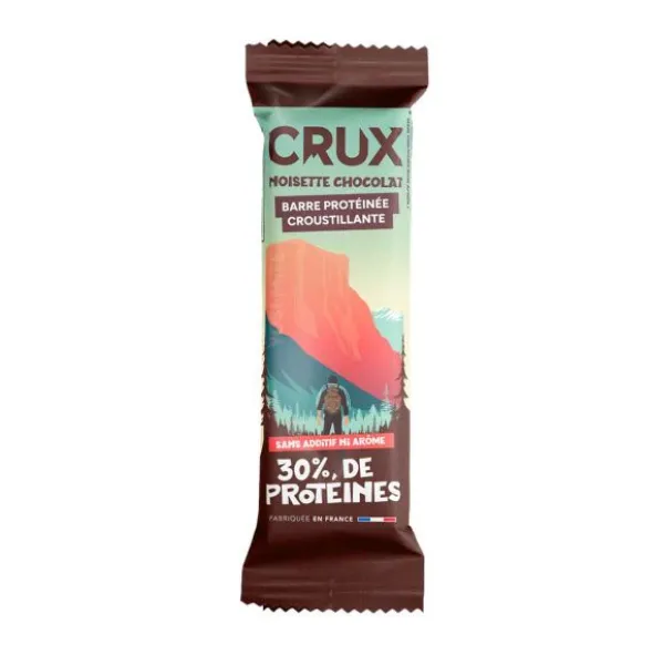 Barre protéinée Crux Nutrition - Noisette, chocolat