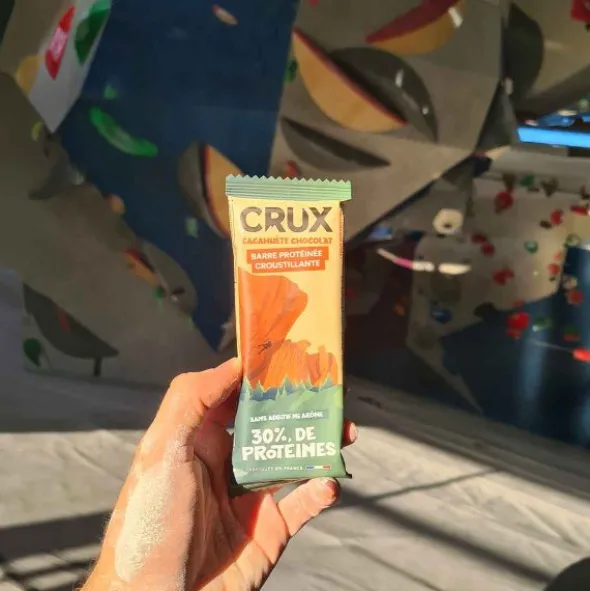 Barre protéinée Crux Nutrition - Cacahuète, chocolat