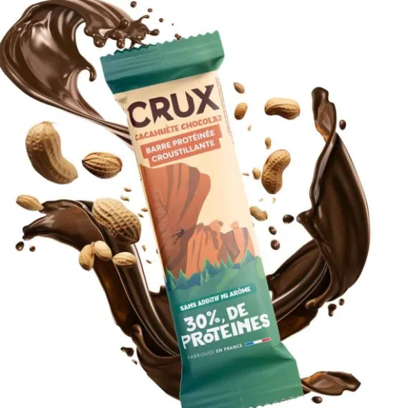 Barre protéinée Crux Nutrition - Cacahuète, chocolat