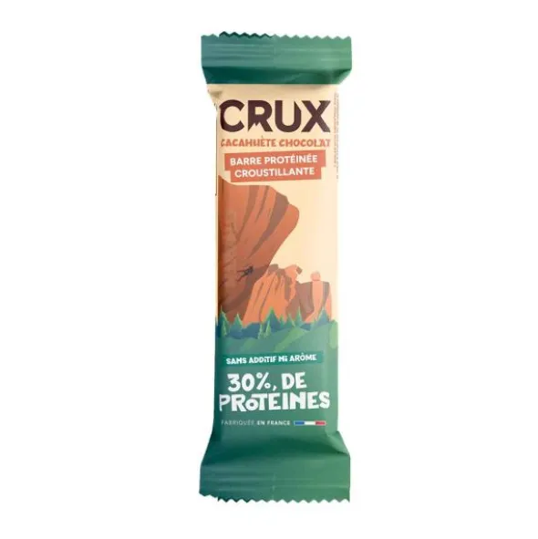 Barre protéinée Crux Nutrition - Cacahuète, chocolat