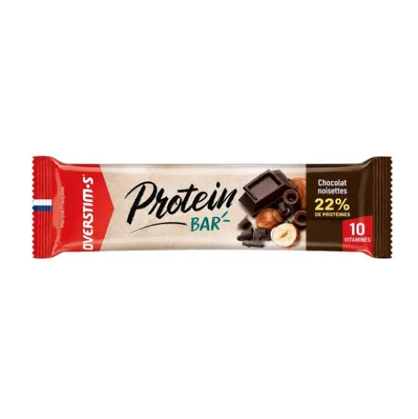 Barre protéinée Overstim.s - Chocolat noisettes