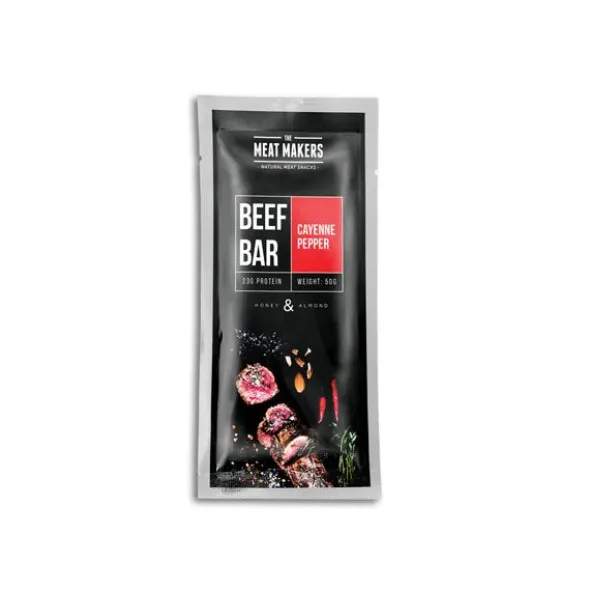 Beef bar - Boeuf séché au piment de Cayenne, miel et amandes - 50 g