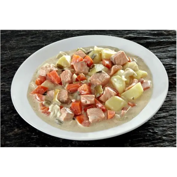 Blanquette de saumon et pommes de terre