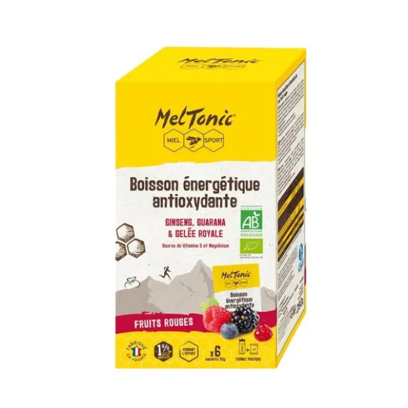 Boisson énergétique antioxydante bio Meltonic x 6 sticks - Fruits rouges