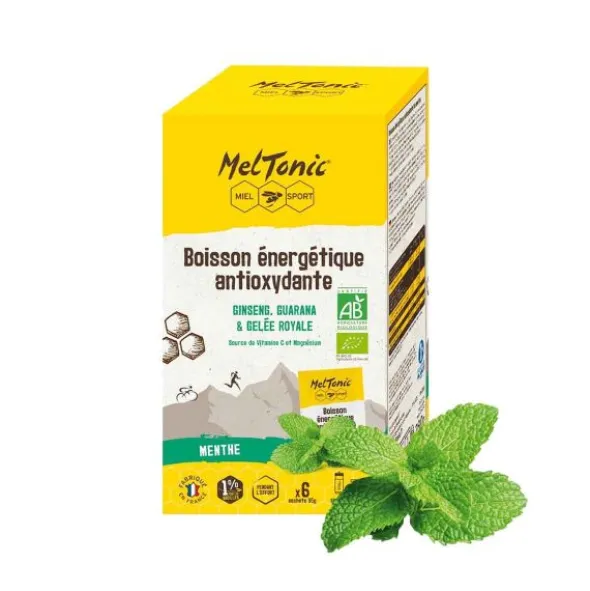 Boisson énergétique antioxydante bio Meltonic x 6 sticks - Menthe