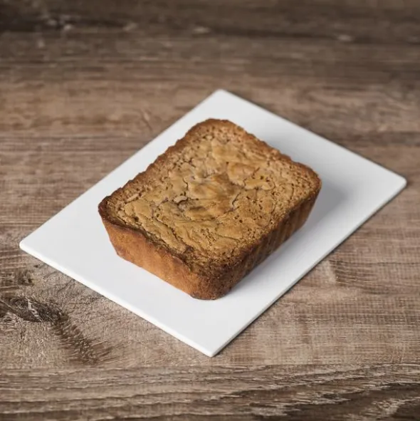 Brownie chocolat au lait, pépites de chocolat blanc