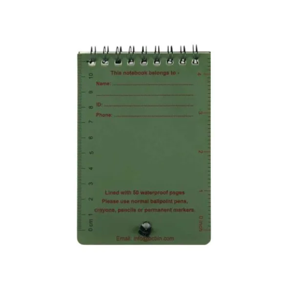 Carnet de poche waterproof BCB
