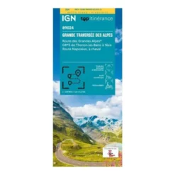 Carte plastifiée IGN - GR5 - Grande Traversée des Alpes