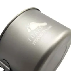 Casserole en titane Toaks Ultralight - 0,7 L