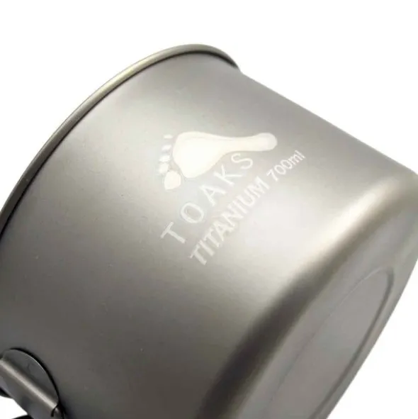 Casserole en titane Toaks Ultralight - 0,7 L