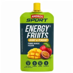 Compote énergétique Andros Sport - Pomme, mangue, fruits de la passion