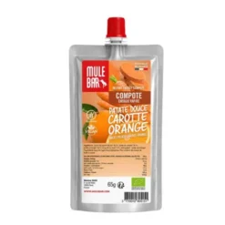 Compote énergétique Mulebar - Patate douce, carotte, orange
