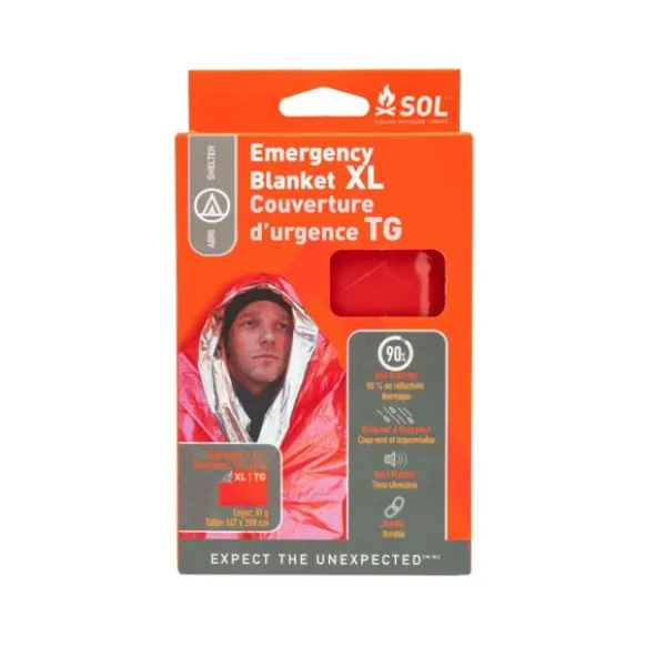 Couverture de survie réutilisable SOL XL