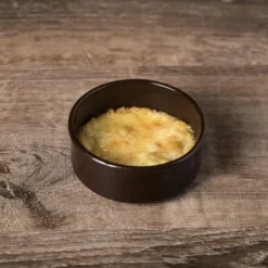 Crumble aux poires et crème patissière