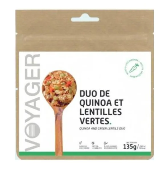 Duo de quinoa et lentilles vertes