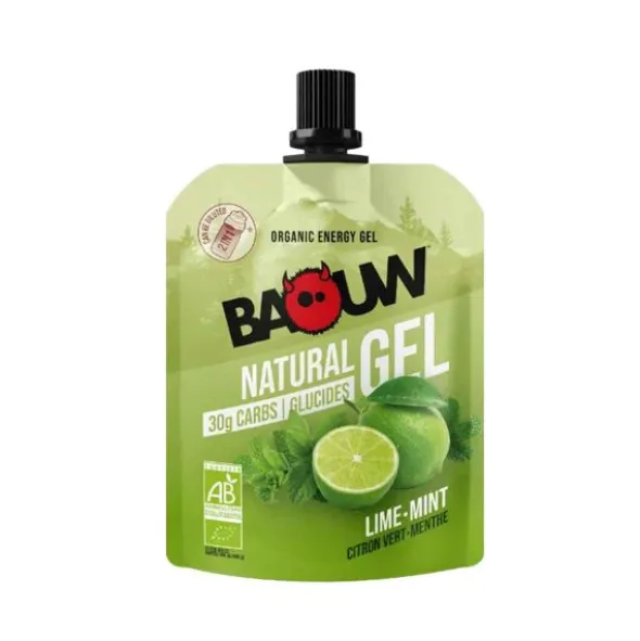 Gel énergétique bio Baouw - Citron vert, menthe