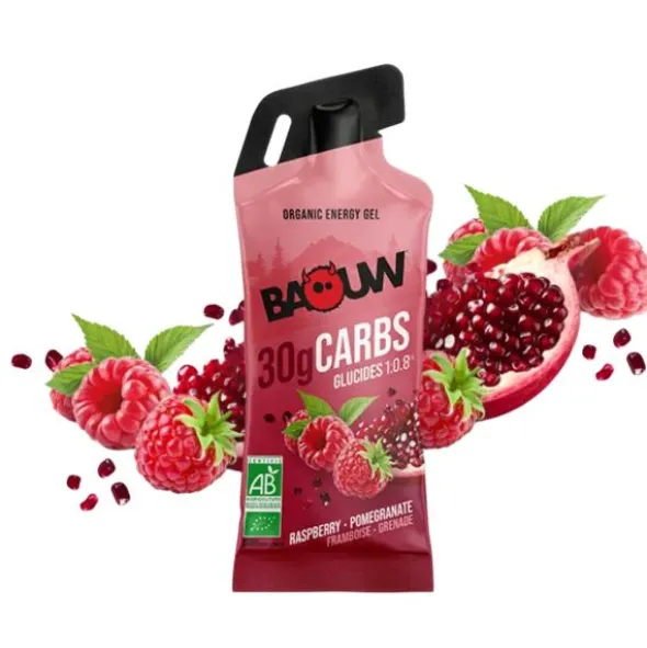 Gel énergétique bio Baouw - Framboise, grenade - Stick 44 g