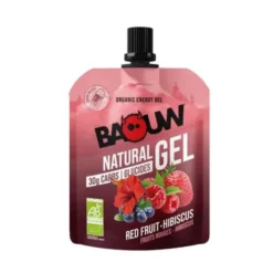 Gel énergétique bio Baouw - Fruits rouges, hibiscus