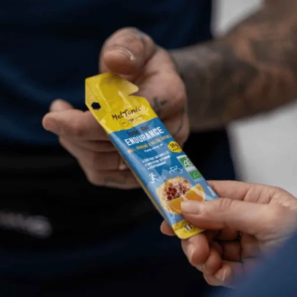 Gel énergétique bio Meltonic - Endurance - Miel, ginseng et gelée royale
