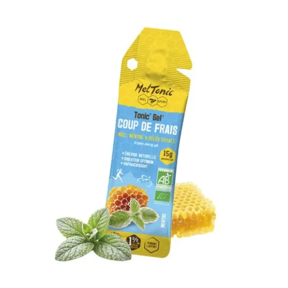 Gel énergétique Meltonic - Coup de frais - Miel, gelée royale et menthe