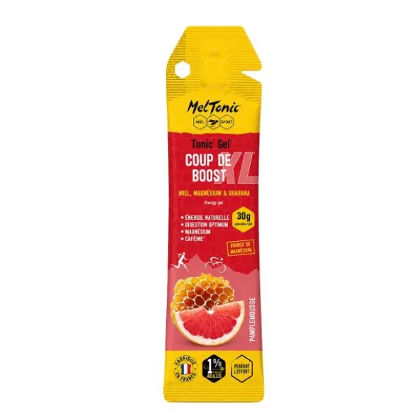 Gel énergétique Meltonic XL - Coup de boost - Miel, magnésium et guarana
