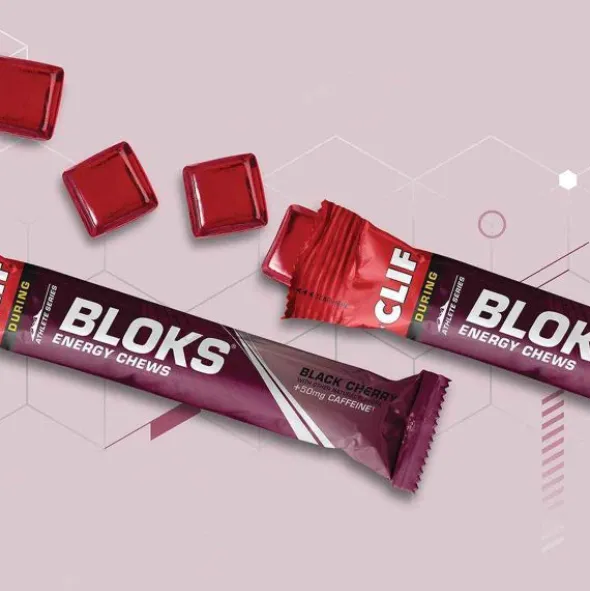 Gommes énergétiques Clif Bloks - Cerise noire
