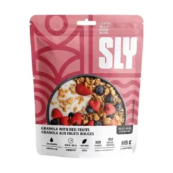 Granola aux fruits rouges