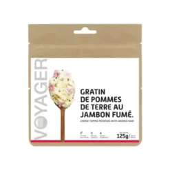 Gratin de pommes de terre au jambon fumé