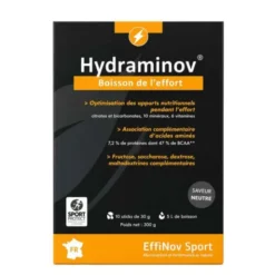 Hydraminov - Boisson de l'effort Effinov x 10 sticks - Neutre
