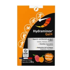 Hydraminov Gel+ - Gel nutritionnel Effinov x 3 - Abricot, goyave