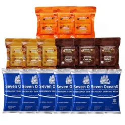 Kit d'urgence alimentaire 72H - Rations compactes & eau