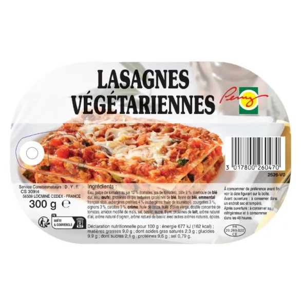 Lasagnes végétariennes