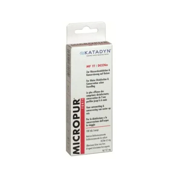 Micropur Forte MF 1T - 100 comprimés - 1 comp/1 L
