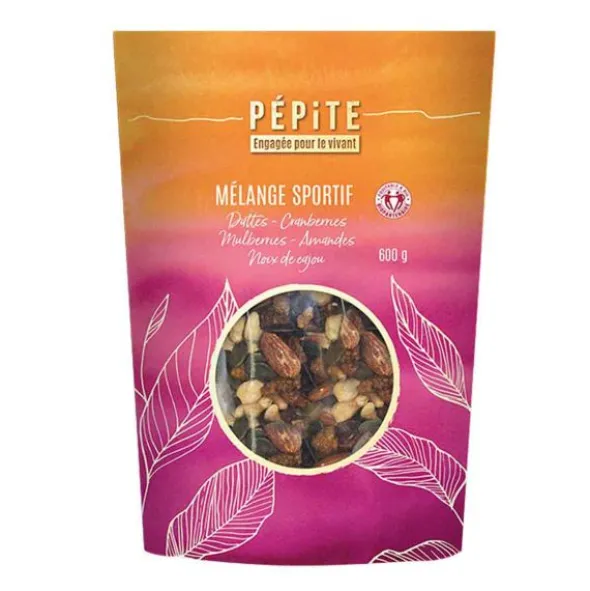 Mélange Sportif - Fruits secs bio - 600 g