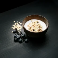 Muesli aux myrtilles et à la vanille